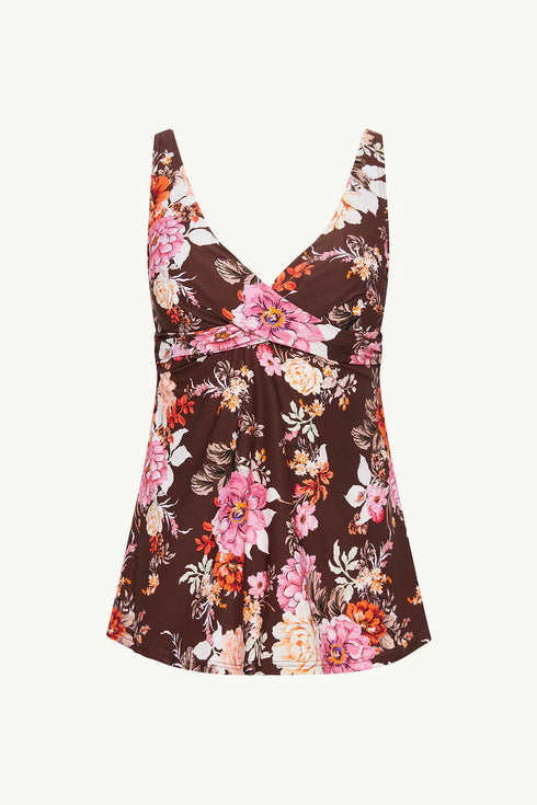 Sea Level Rosewood Swing Singlet Top